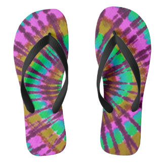 Chanclas Tie Dye Flip Flops
