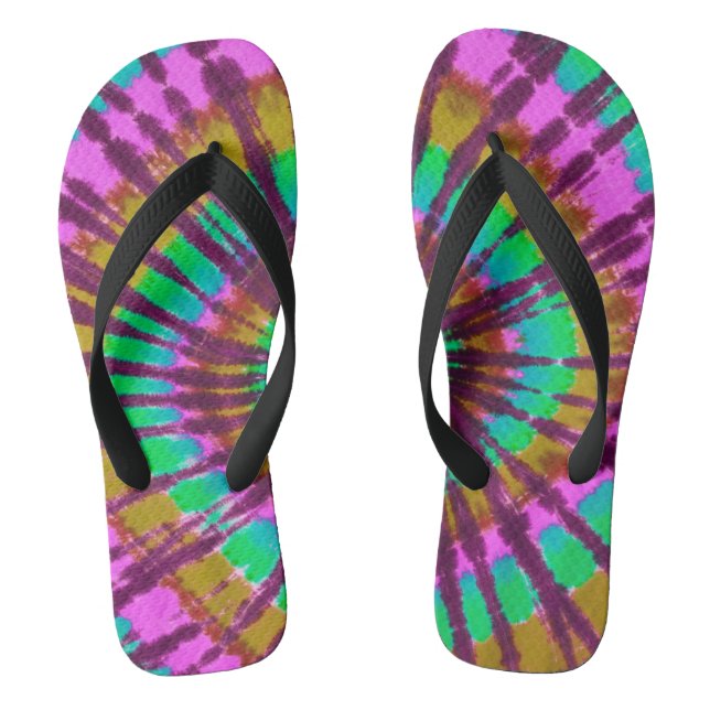 Chanclas Tie Dye Flip Flops (Plantilla)