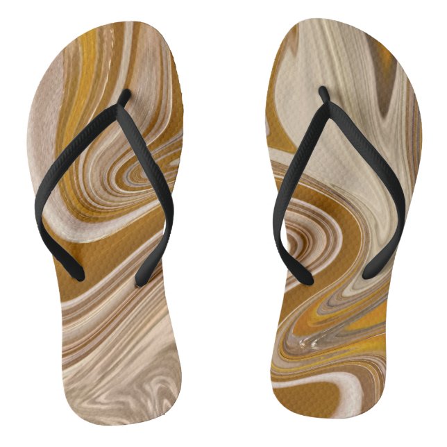 Chanclas Tiempo de cerveza abstracto (Plantilla)