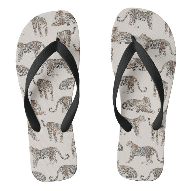 Chanclas Tigre Animal Rosa Moderno (Plantilla)