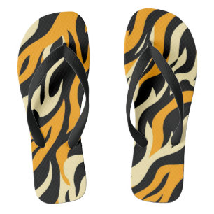 Chanclas Tigre Imprimir patrón animal Flip Flops