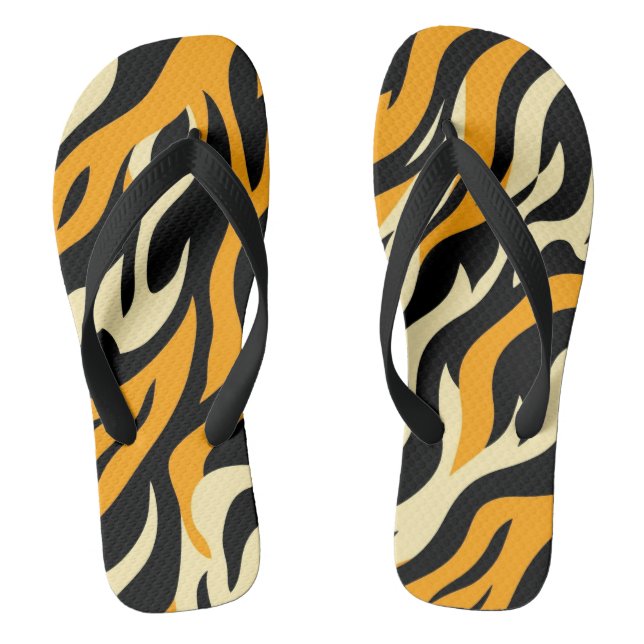 Chanclas Tigre Imprimir patrón animal Flip Flops (Plantilla)