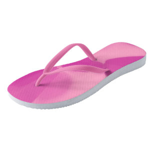Chanclas tinte de corbata rosa