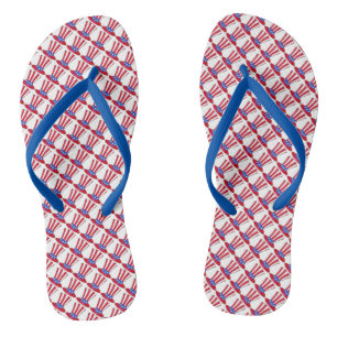 Chanclas Tío Sam Julio 4 Bandera Patriótica Estadounidense