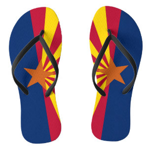 Chanclas Tirantes ajustados para adultos con la bandera de 