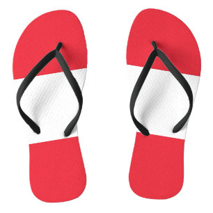 Chanclas Tirantes delgados para adultos con la bandera de A