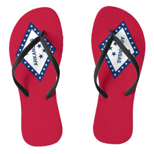 Chanclas Tirantes delgados para adultos con la bandera de A