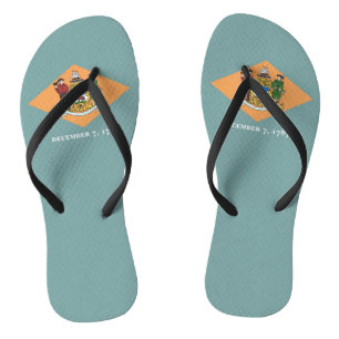 Chanclas Tirantes delgados para adultos con la bandera de D