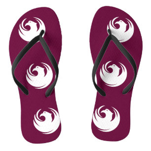 Chanclas Tirantes delgados para adultos con la bandera de l