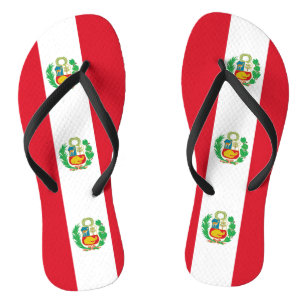 Chanclas Tirantes delgados para adultos con la bandera de P