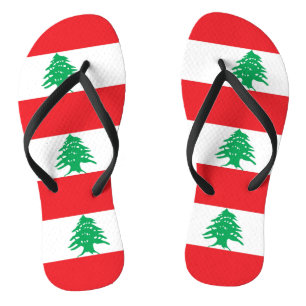 Chanclas Tirantes delgados para adultos con la bandera del