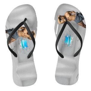 Chanclas Toalla de hombre de SlipperyJoe rota pared de ladr