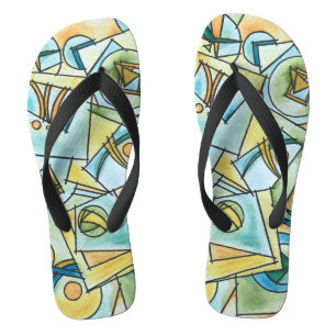 Chanclas Todas las formas y tamaños - Arte geométrico moder