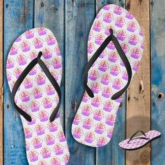 Chanclas Tongs Caraïbes CHEMIS-TREE plage arbre blanc noir