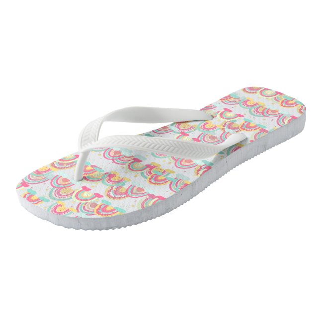 Chanclas Tootsie Fruity Rainbow Flip Flops (Angular)