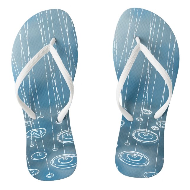 Chanclas Tormenta de lluvia azul (Plantilla)