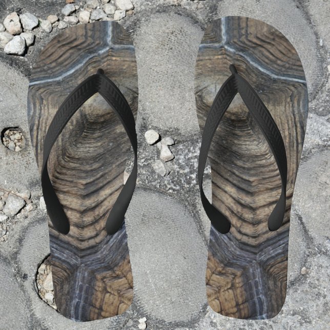 Chanclas Tortoiseshell Gray and Brown Masculine Pattern (Subido por el creador)