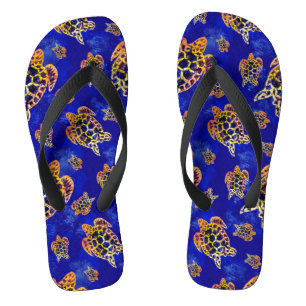 Chanclas Tortugas marinas: arte africano de batik
