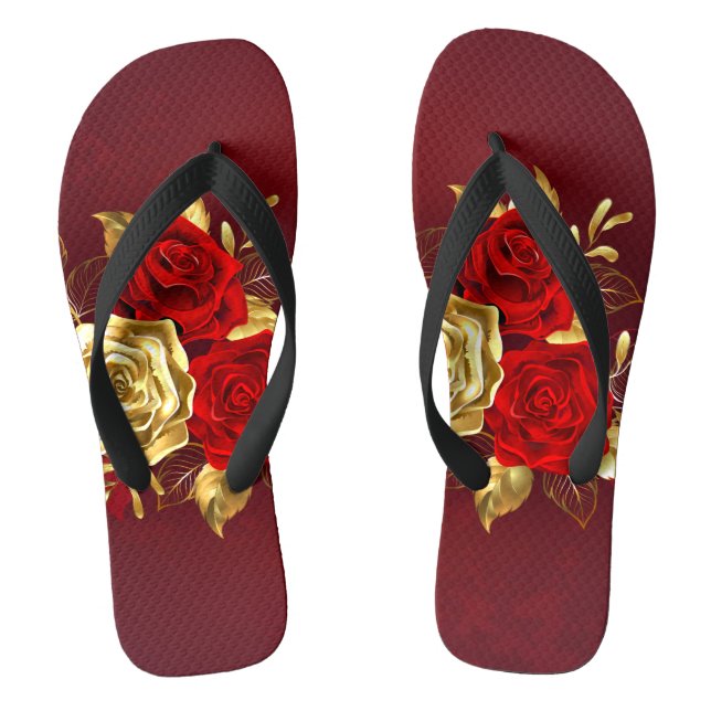 Chanclas Tres Rosas Joyas (Plantilla)