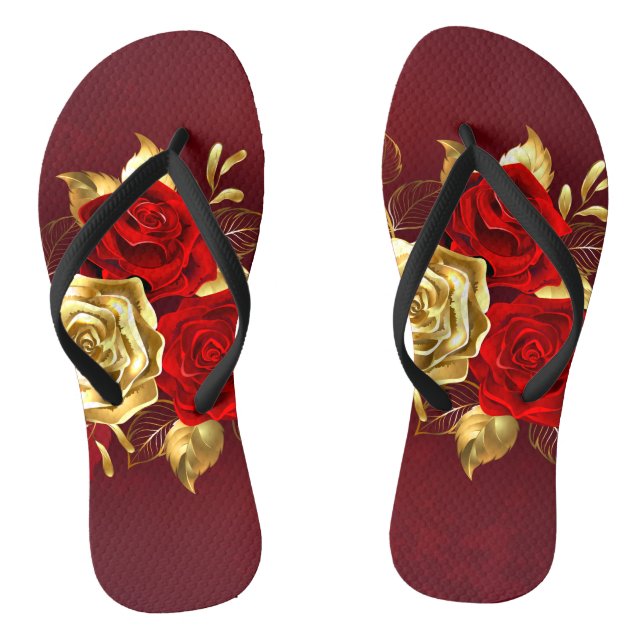 Chanclas Tres Rosas Joyas (Plantilla)