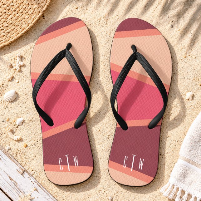 Chanclas Triángulo Geométrico Monograma (Subido por el creador)