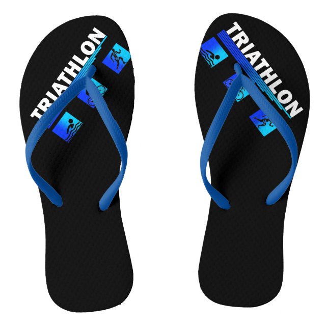 Chanclas Triatlón triunfo: navegando por la natación, la bi (Plantilla)