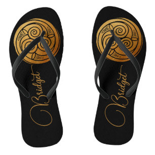 Chanclas Triple Celtic Knot Swirl Mandala Personalizada