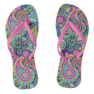 Chanclas Trippy Hippy Retro Paisley