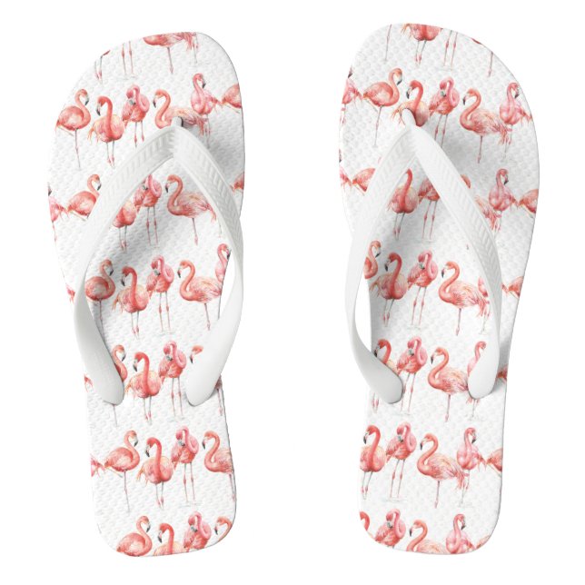 Chanclas Tropical| Familia de flamencos (Plantilla)
