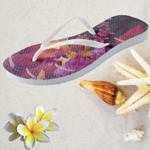 Chanclas Tropical Flower Frenzy Flip Flop