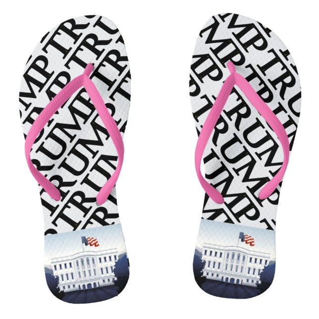 Chanclas Trump en la Casa Blanca (Plantilla)