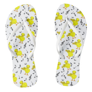 Chanclas Trumpet Chick Music Notes