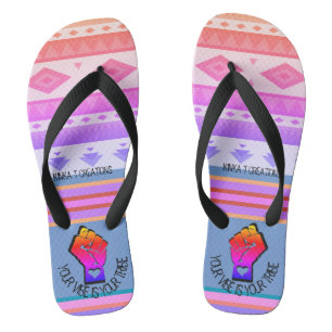 Chanclas Tu Vibe Es Tu Tribu - Bailarina Dusca Flip Flops