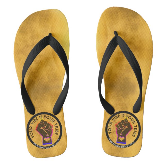 Chanclas Tu Vibe Es Tu Tribu - Joven Goldwing (Plantilla)