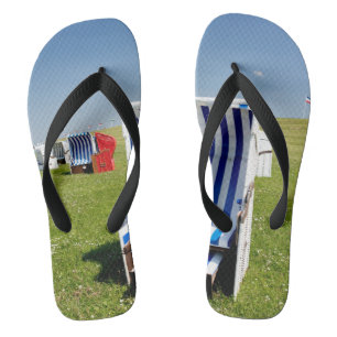 Chanclas Tumbonas en el mar del Norte