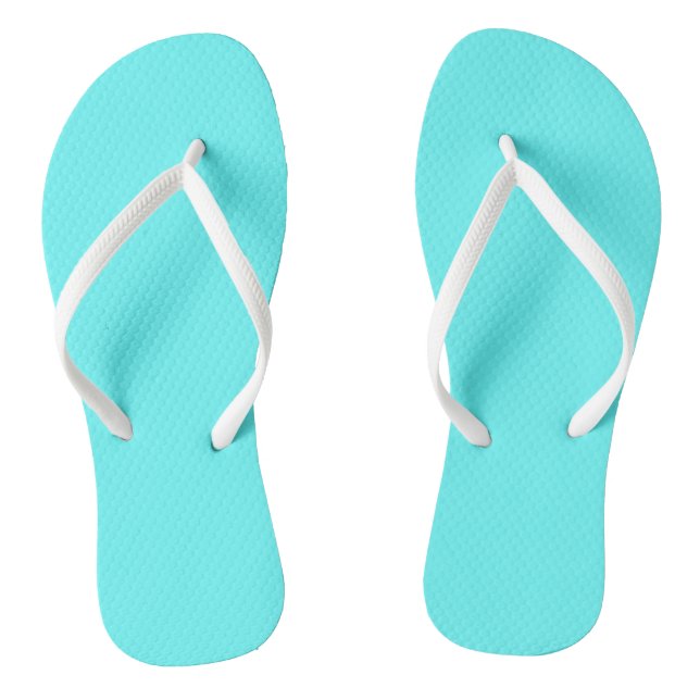 Chanclas Turquesa elegante (Plantilla)