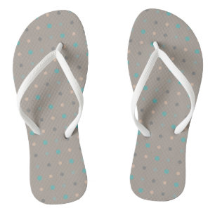 Chanclas Turquesa, gris y melada