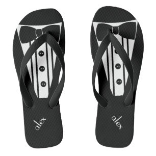Chanclas Tuxedo color personalizar - Groomsmen
