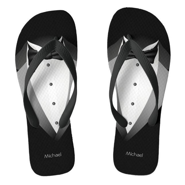 Chanclas Tuxedo Suit Gracioso (Plantilla)