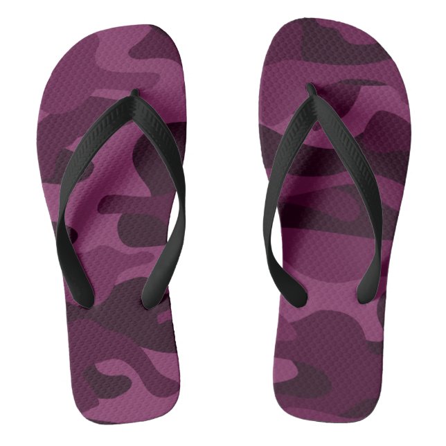Chanclas Tyrian Purple Monocolor Camo (Plantilla)