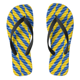 Chanclas Ucrania azul y amarilla inspiró la guerra de paz c