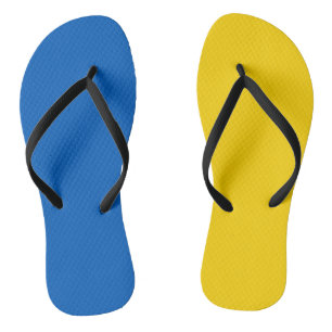 Chanclas Ucrania Bandera azul amarillo