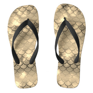 Chanclas Un hermoso espectro de colores de sirena