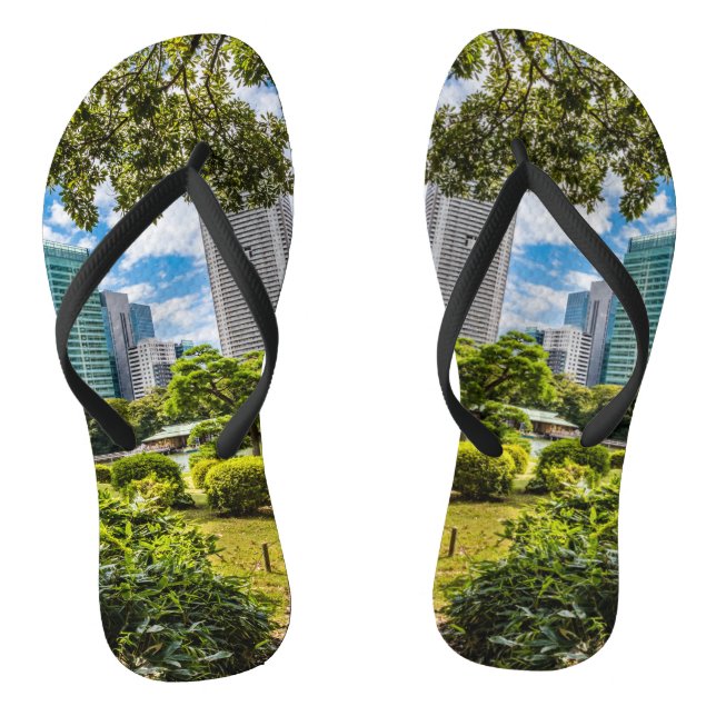 Chanclas Un paseo por los jardines de Hama Rikyu, Tokio (Plantilla)