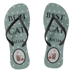 Chanclas Un regalo para los amantes de la mascota de gato