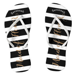 Chanclas Una empleada de honor personalizada o cualquier co