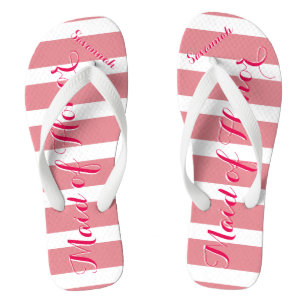 Chanclas Una empleada doméstica de honor rosa o cualquier c