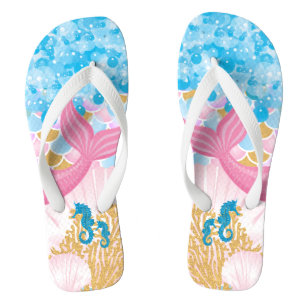 Chanclas Zapatos De La Sirena - Sandalias | Zazzle.es