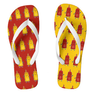 Chanclas Una (mala)coincidencia perfecta: Ketchup & Mustard