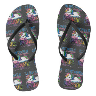 Chanclas Unicornio Dramático